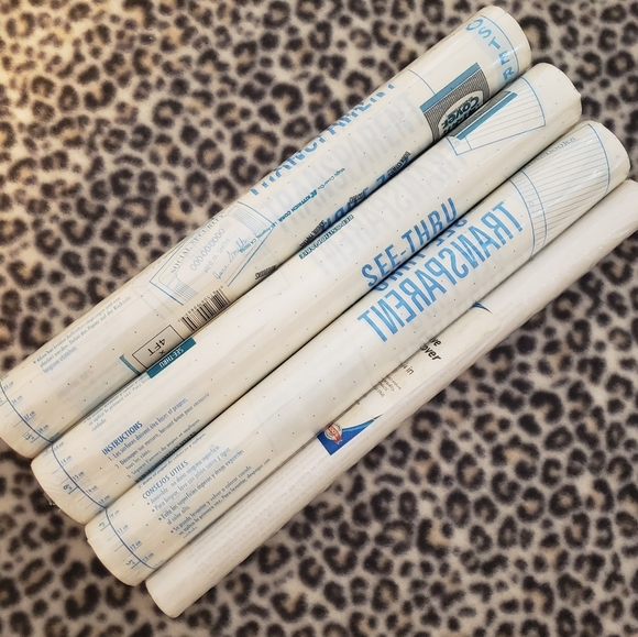 Clear Cover & Office Depot Transparent Self-Adhesive See-Thru Coverings, 4 Rolls - Picture 2 of 10